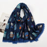 Fashion Printed Leopard Scarf Female Spring Muslim Women Hijab Scarves Tassel Large Size Headband Handkerchief Women's Bandana