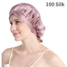 Pure Silk Hair Bonnets For Women Sleeping Cap Luxury Natual Silk Sleep Cap Night Bonnet Caps Hair Protection Turban Head Wraps