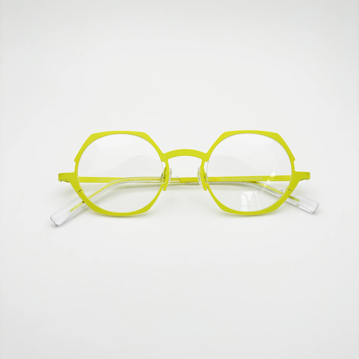 Wcwe Belight Optical Belgium Geometry Irregular Shape Titanium Eyewear Spectacle Frame Men Women Eyeglasses