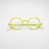 Wcwe Belight Optical Belgium Geometry Irregular Shape Titanium Eyewear Spectacle Frame Men Women Eyeglasses
