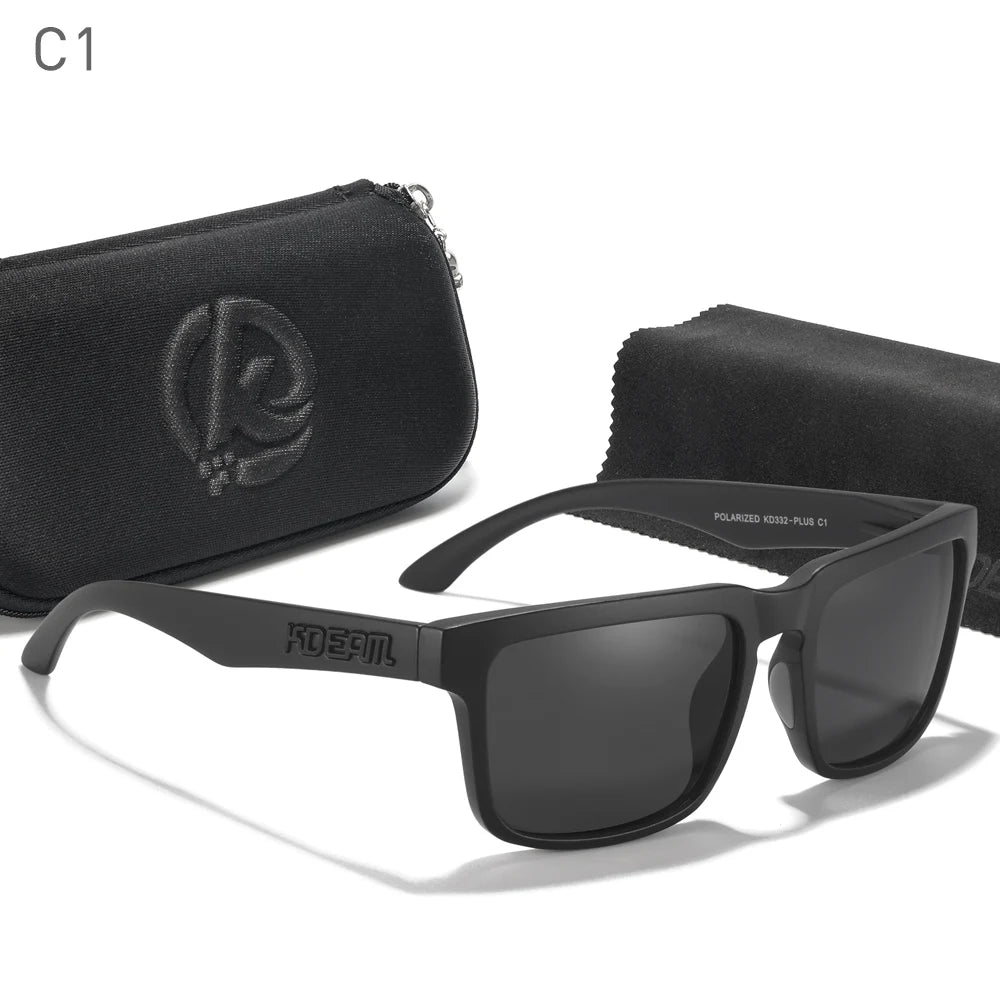 KDEAM Oversized Sunglasses Polarized Photochromic Lenses Night Vision Goggles Designed For Both Men And Women Large Glasses