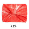 Tie Dye Headbands for Women Wide Turban Headwrap Knotted Vintage Hairbands Cotton Bandanas Bandage Headscarf Hair Accessories