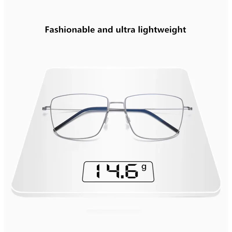 pure Titanium Glasses Frame for Men women 5508 Vintage square Myopia Prescription Eyeglasses Frames 2024 Optical Korean Eyewear