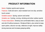 LOOGDEEL Skiing Gloves Waterproof Windproof Winter Cycling Running Ski Warmth Sports Gloves Touch Screen Full Fingers Non-Slip