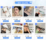 Oval Small Frame Retro Female Korean Plain Glasses Anti-blue Light Eyeglasses Eye Protection Ladies Optical Spectacle Eyeglass