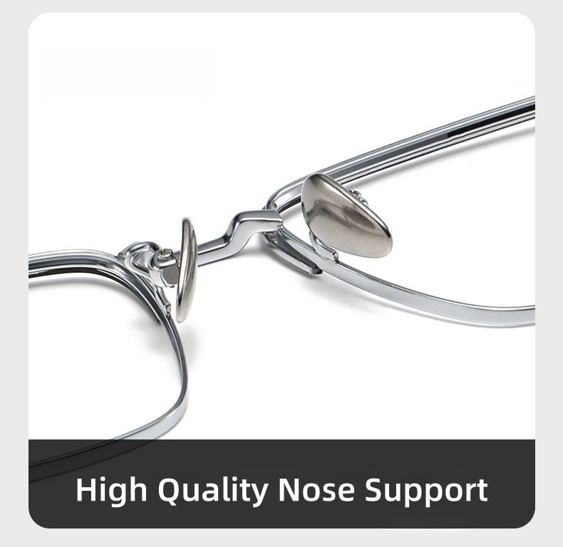 FIRADA Fashion Comfort Glasses Retro Luxury Titanium Square Eyewear Optical Prescription Eyeglasses Frame For Men Women 20363-C
