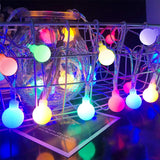 LED Light String Fairy Bubble Ball Light Festive Light Garland EU/US  Plug Indoor Christmas Wedding Outdoor Garden Decoration