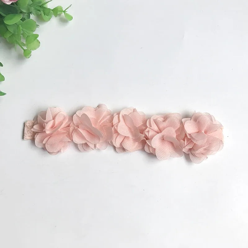 Baby Headband Flower Girls Bows Toddler Hair Bands Baby Kids Headbands Turban Newborn Elastic HaIrband Baby Hair Accessories