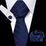 Men Neckties Tie Classic Handkerchiefs Plaid Necktie Cufflinks For Men Blouse Business Wedding Accessories Woman Collar Man Gift