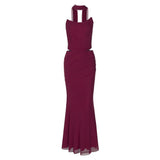 Suninheart Elegant 2 Pieces Dress Set with Scarf Women Fashion Matching Sets Sexy Cropped Top and Long Dress Set Casual Dress