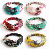 European and American silk elastic elastic cross headband, stylish, simple and versatile headband for parents and children
