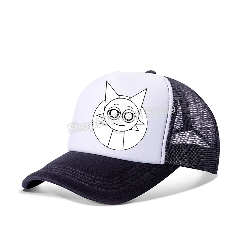 Sprunki Kids Baseball Caps Boys Casuals Hat Game Incredibox Children Sports Sun Hat Adjustable Peaked Cap Bonnet Birthday Gifts
