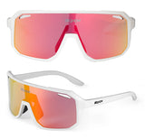 SCVCN New Riding Cycling Sunglasses Outdoor Sports Running Goggles Men's Mtb Bicycle Glasses Women Cycling Eyewear 1 Lens