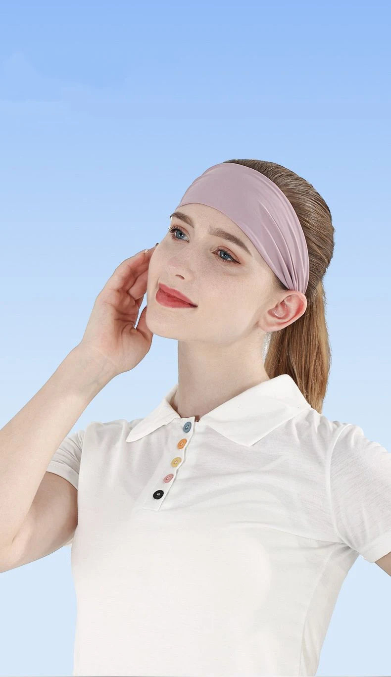 Sports Headbands for Men Women 1PC Non-Slip Moisture Wicking Workout Sweatband Fitness Running Cycling Football Yoga Hairband