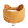 Headbands for Women Cotton Wide Headwrap Yoga Workout Hairbands Elastic Sport Head Bands Turban Bandana Bandage Hair Accessories