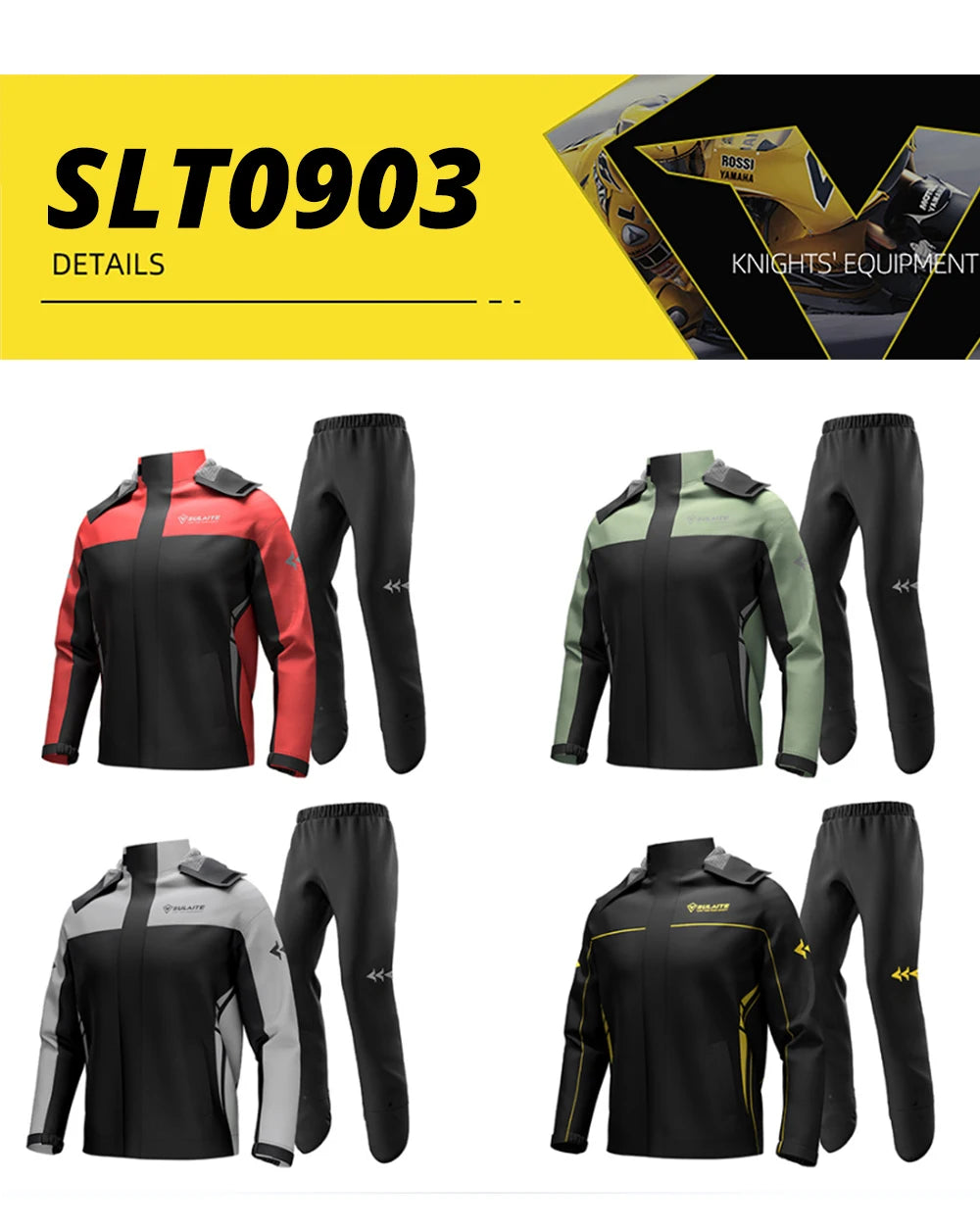 Motorcycle Raincoat Men Women Waterproof 100% Motorcycle Rider Raincoat Suit Moto Raincoat Rain Coat Jacket Pants Biker Rain Set