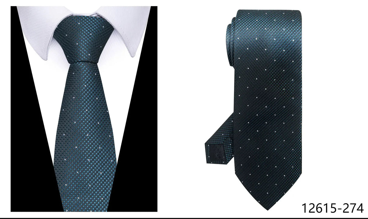 100% Silk Brand Purple Tie Men Necktie High Quality Mix Colors Silk 7.5 cm Gravatas Accessories Wedding April Fool's Day