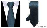 100% Silk Brand Purple Tie Men Necktie High Quality Mix Colors Silk 7.5 cm Gravatas Accessories Wedding April Fool's Day
