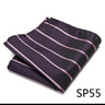 High Grade 2023 New Style Hot sale Silk Handkerchief Black Suit Accessories Solid Men Abraham Lincoln's birthday Pocket Square