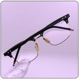 Men Square Business Titanium Acetate Glasses Frame Fashion Brand Designer Ultra-light Eyeglasses TB711 Sun Sunglasses Glasses
