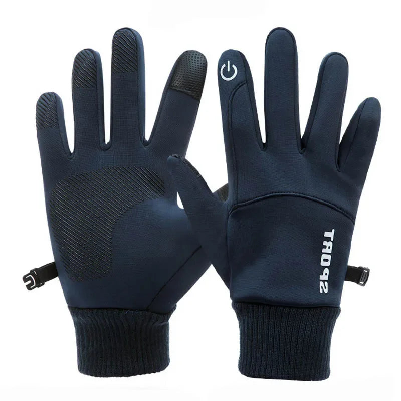 Winter Waterproof Women's Gloves Touchscreen Windproof Sports Fishing Driving Motorcycle Ski Non-slip Warm Cycling Men Gloves