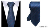 100% Silk Brand Purple Tie Men Necktie High Quality Mix Colors Silk 7.5 cm Gravatas Accessories Wedding April Fool's Day