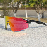 1 Lens NRC Cycling Sunglasses UV400 TR90 Sports Bicycle Glasses MTB Mountain Bike Fishing Hiking Riding Eyewear for Men Women