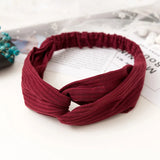 2024 New Design Fashion Women Summer Style Headbands Bohemian Girl Cross Turban Bandage Bandanas Hairbands Hair Accessories