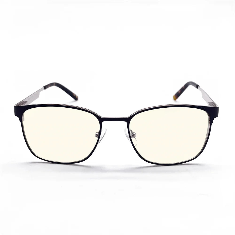 Glasses Blue-Light Blocking Fashion Elliptical Eyeglasses Anti UV Ray Computer Gaming Glasses Blue Blocker Glasses for Women/Men