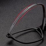 Blue Light Blocking Reading Glasses Men Women Ultralight TR90 Titanium Alloy Optical Frame Eyeglasses Square Eyewear
