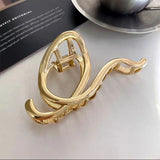 Woman Silver/Gold Irregular Hairpins Punk Style Metal Hair Claws Barrettes Women Hair Accessories Ponytail Hair Clips Headwear