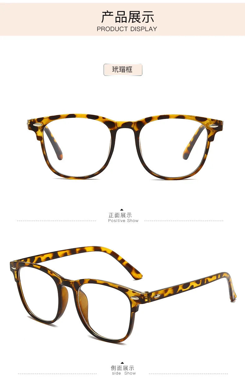 -1.0 -1.5 -2.0 To -6.0 New Transparent Finished Myopia Glasses Men Women Black Eyeglasses Prescription Shortsighted Eyewear
