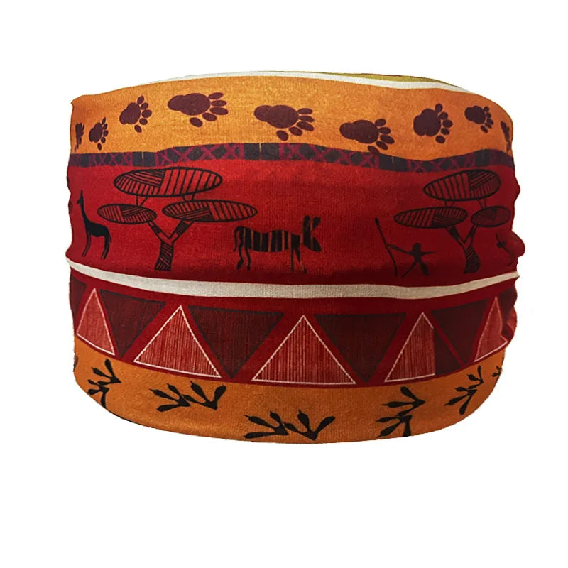Boho Headbands For Women Fashion Wide Headscarf Bohemian Yoga  Workout Head Bands Hair Accessories Band