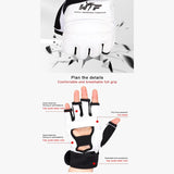 Taekwondo Leather Gloves Sparring Karate Ankle Protector Guard Gear Boxing Martial Arts Hand Guard