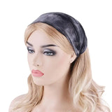 Ladies Hairband Head Band Headband Wrap Neck Head Scarf Cap 2 in 1 Bandana Turban HairBands Hair Accessories Headwrap
