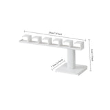 1pc wall mounted non perforated baseball cap hook, smooth and burr free, 6-hook design, multifunctional storage