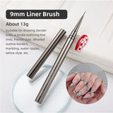 5PCS Nail Art Liner Brushes Hand Painted Brush Acrylic UV Gel Colours Paints Builder Drawing Pen DIY Manicure Design Accessories