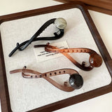 Retro S Shape Ponytail Twist Hair Clips New Fashion Multi-colour Twisted Hollow Out Shark Clips Headdress Hair Accessories Gift