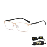 Big Titanium Glasses Frame Anti Blue Ray For Computer Work Business Spectacle Screen Protective Eyeglasses Wide155mm Light