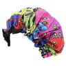 Kids Girls Sleep Cap Floral Print Hair Bonnet Satin Night Sleep Hat Turban Sleeping Hat Children Hair Care Bonnet Nightcap Caps