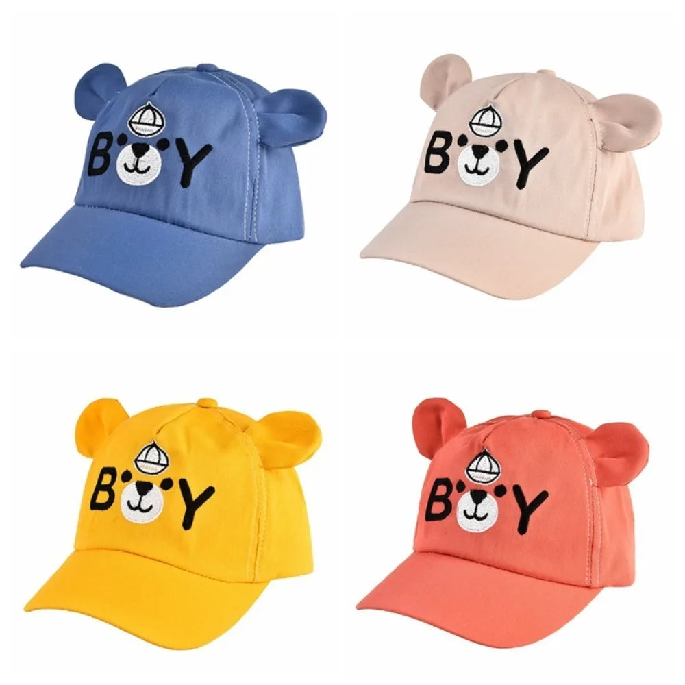 Spring Summer Cartoon Baby Baseball Cap Kids Boys Girls Sun Hat Outdoor Toddlder Children Adjustable Cap Peaked Caps