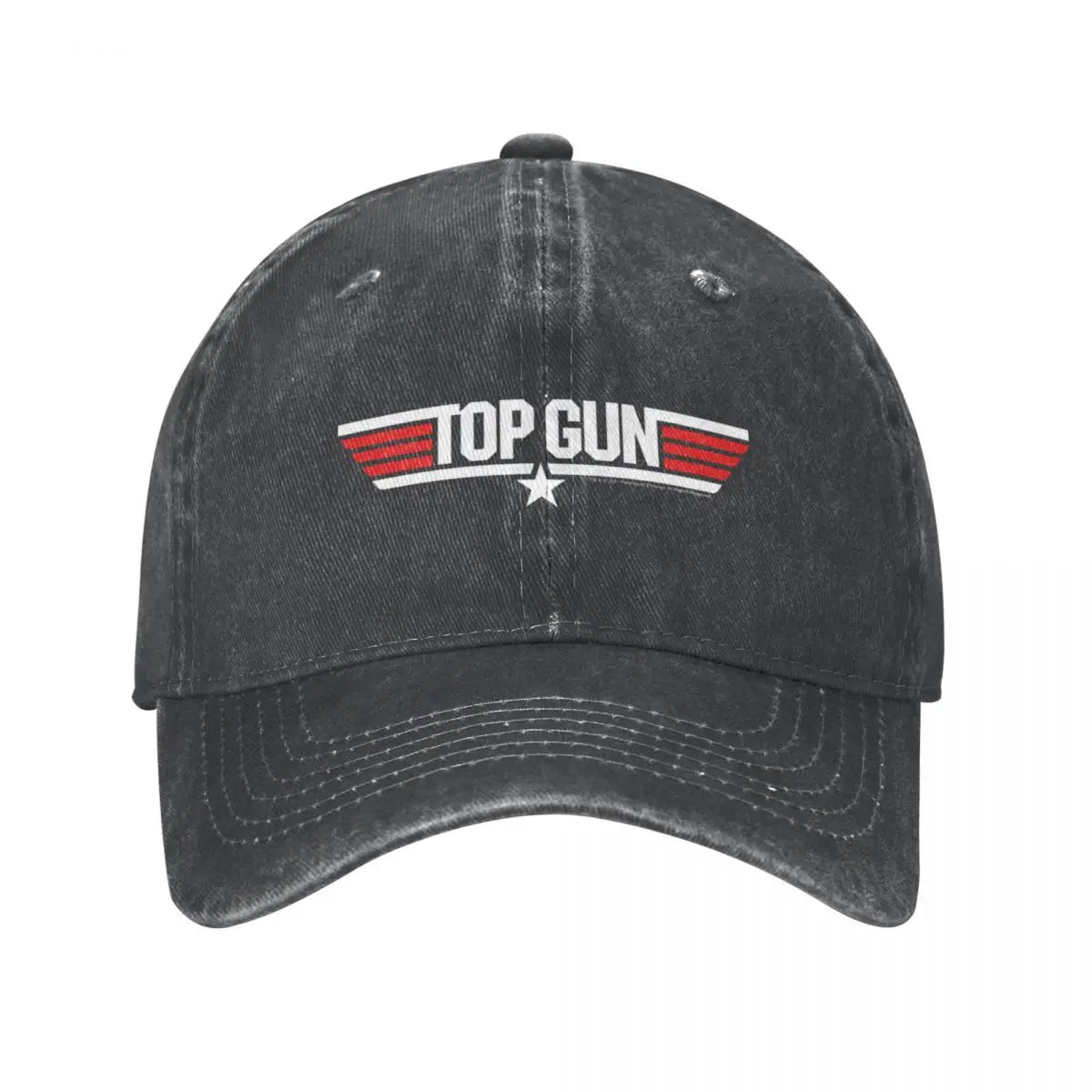 Top Gun Baseball Cap Mavericks Film Vintage Male Washed Trucker Hat Casual Print Sport Snapback Cap Birthday Gift