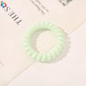 High Elasticity Telephone Coil Hairbands Women Spiral Hair Ties Girls Hair Rings Rope Solid Color Hair Accessories Gum Scrunchy