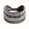 1 Pcs European American Women'S Bohemian Style Elastic Headscarf Fashionable Breathable Cotton Wide Brimmed Hair Accessories