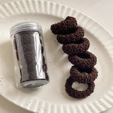 High Elastic Hair Rope Towel Pleated Scrunchie Thicken High Ponytail Holders Rubber Band Elastic Women Hair Ring Hair Accessory