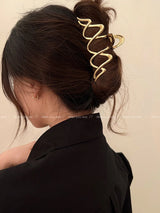Fashion Geometric Metal Hair Claw Clips for Women Vintage Hair Clamps Crab Headband Hairpin Girls Hair Accessories Headwear