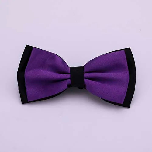 Men Bowties Classic Satin Bowtie Hot Sale Gentleman Necktie For Wedding Party Adjustable Solid Colorful Men Bow Ties Neck Cravat