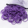 50PCS Macaron Rubber Band Hairband Headband High Elastic Durable Hair Ring Tied High Ponytail Women's Kids Hair Headwear