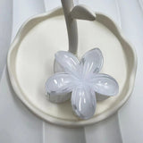 2024 Bohemian Beach Vacation Frangipani Egg Flower Hair Clips Lily Flower Hawaii Beach Hair Claw for Women Girl Hair Accessories