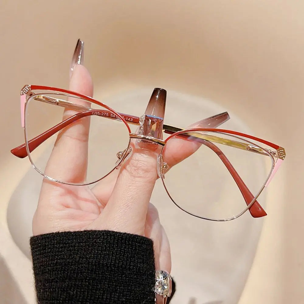 Blue Light Blocking Women Designers Eyeglasses Optical Spectacle Computer Eye Protection Glass Fashion Eyewear